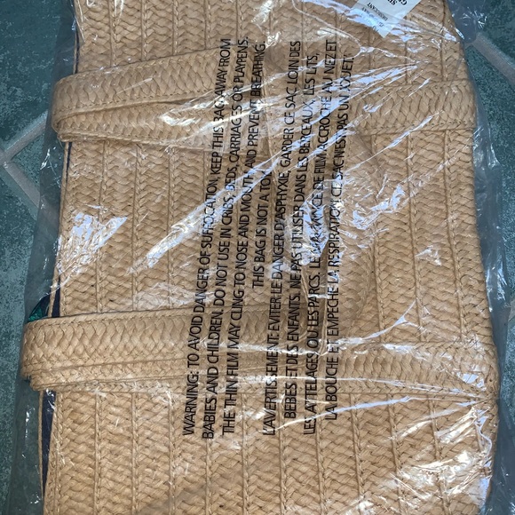 Draper James straw tote bag - Picture 2 of 4